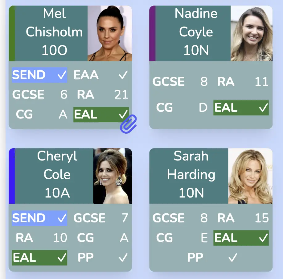 Data-Rich Seating Plans